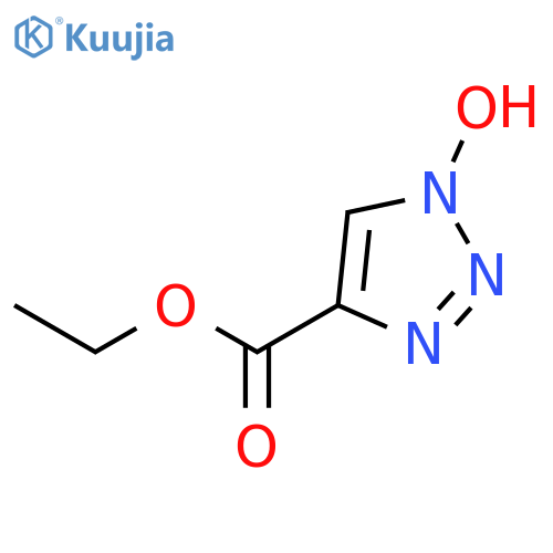 Ethyl 1-hydroxy-1H-1,2,3-triazole-4-carboxylate structure