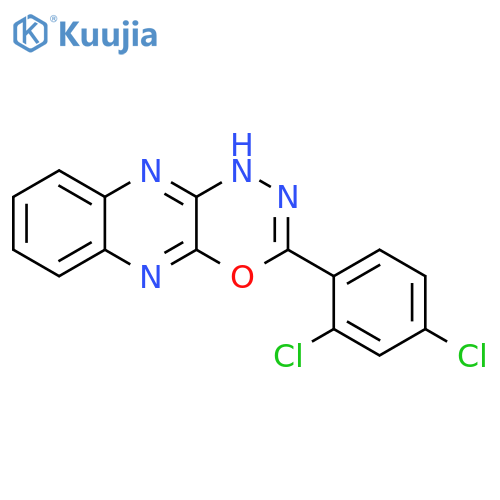 1H-[1,3,4]Oxadiazino[5,6-b]quinoxaline, 3-(2,4-dichlorophenyl)- structure