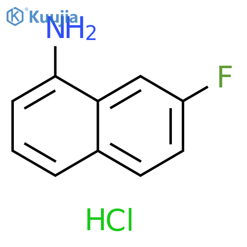 7-Fluoronaphthalen-1-amine hydrochloride structure