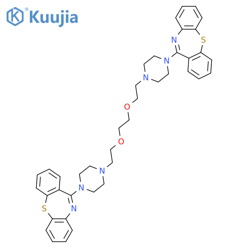 1,2-Bis2-(4-Dibenzob,f1,4thiazepin-11-yl-1-piperazinyl)ethoxyethane structure