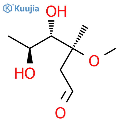 L-arabino-Hexose, 2,6-dideoxy-3-C-methyl-3-O-methyl- structure