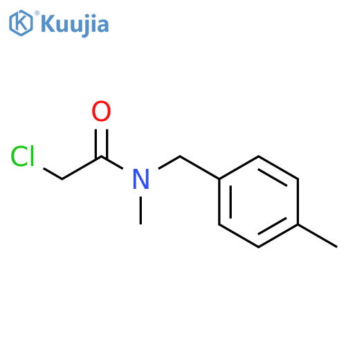 2-chloro-N-methyl-N-(4-methylphenyl)methylacetamide structure