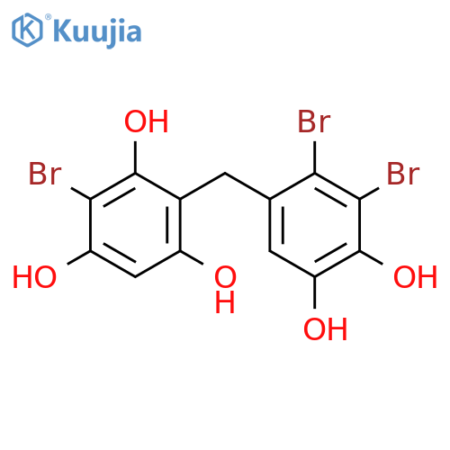 1,3,5-Benzenetriol,2-bromo-4-[(2,3-dibromo-4,5-dihydroxyphenyl)methyl]- structure