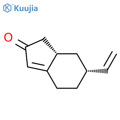 2H-Inden-2-one, 6-ethenyl-1,4,5,6,7,7a-hexahydro-, trans- structure