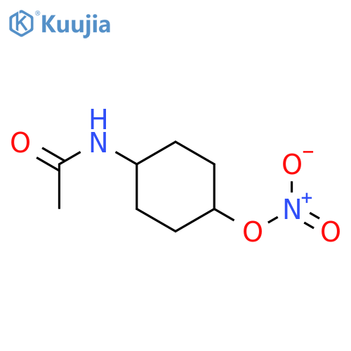 Acetamide,N-[trans-4-(nitrooxy)cyclohexyl]- structure