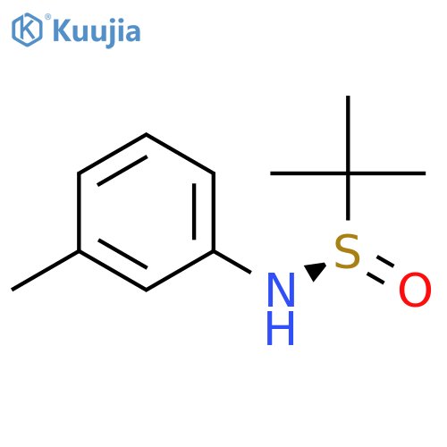 (R)-2-Methyl-n-(m-tolyl)propane-2-sulfinamide structure