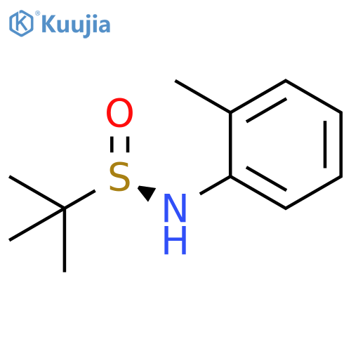 (R)-2-Methyl-n-(o-tolyl)propane-2-sulfinamide structure