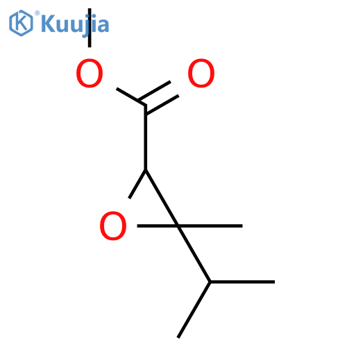 Oxiranecarboxylic acid, 3-methyl-3-(1-methylethyl)-, methyl ester (9CI) structure