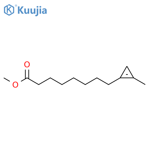 1-Cyclopropene-1-octanoic acid, 2-methyl-, methyl ester structure