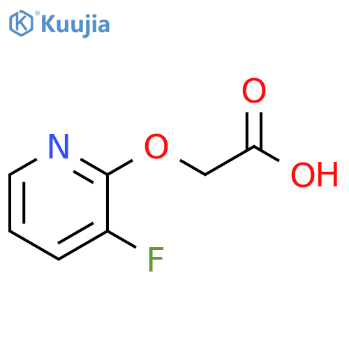2-(3-fluoropyridin-2-yl)oxyacetic acid structure