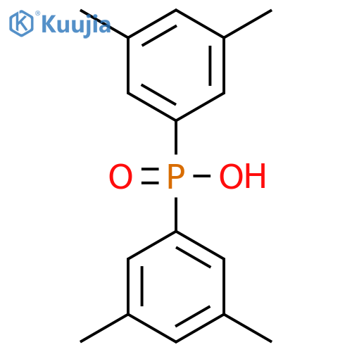 Bis(3,5-dimethylphenyl)phosphinic acid structure