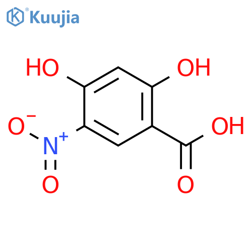 2,4-Dihydroxy-5-nitrobenzoic acid structure