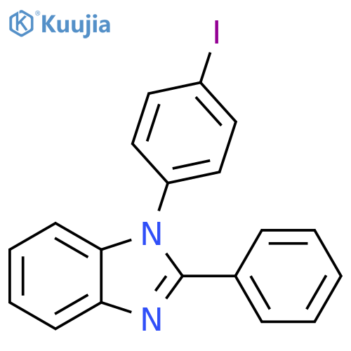 1H-Benzimidazole, 1-(4-iodophenyl)-2-phenyl- structure