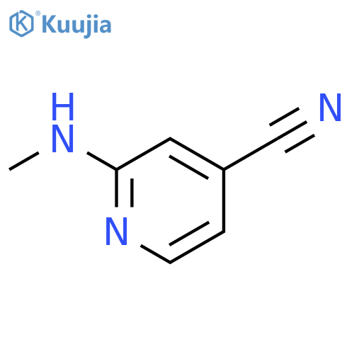 2-(methylamino)pyridine-4-carbonitrile structure
