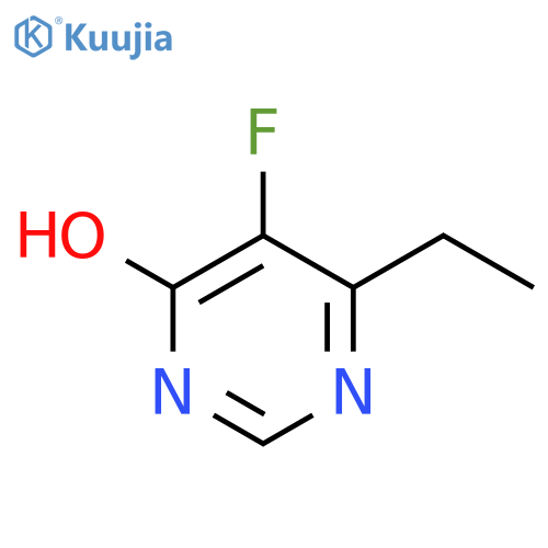 6-ethyl-5-fluoropyrimidin-4-ol structure