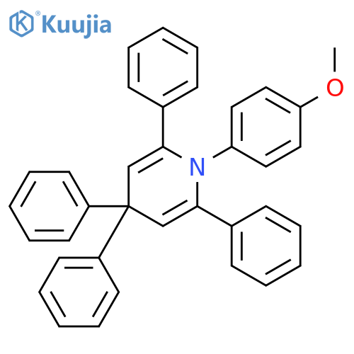 Pyridine, 1,4-dihydro-1-(4-methoxyphenyl)-2,4,4,6-tetraphenyl- structure
