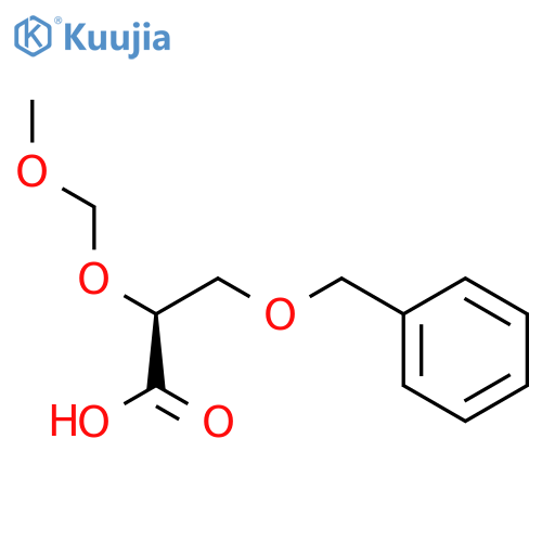 Propanoic acid, 2-(methoxymethoxy)-3-(phenylmethoxy)-, (S)- structure