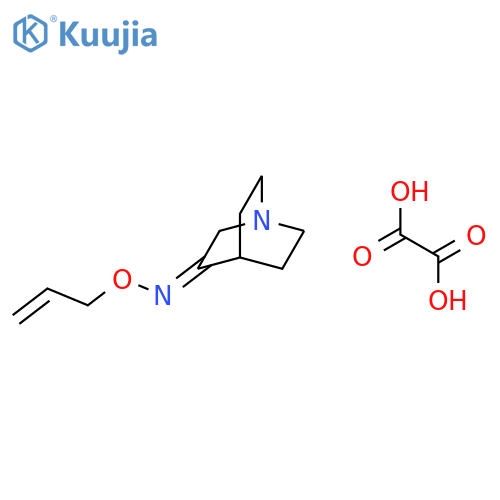 1-Azabicyclo[2.2.2]octan-3-one, O-2-propenyloxime, ethanedioate structure