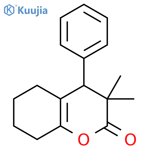 Coumarin, 3,4,5,6,7,8-hexahydro-3,3-dimethyl-4-phenyl- (en) structure