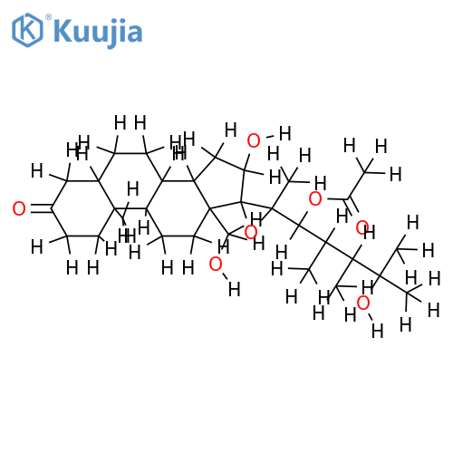 25-deacetyl-18-hydroxyhippuristerone A structure