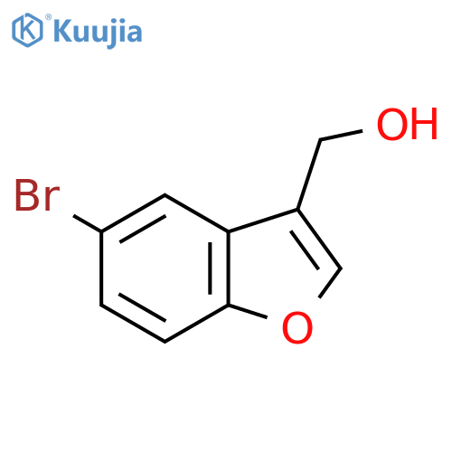(5-Bromobenzofuran-3-yl)methanol structure