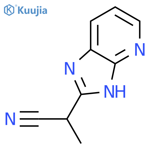 a-methyl-3H-Imidazo[4,5-b]pyridine-2-acetonitrile structure