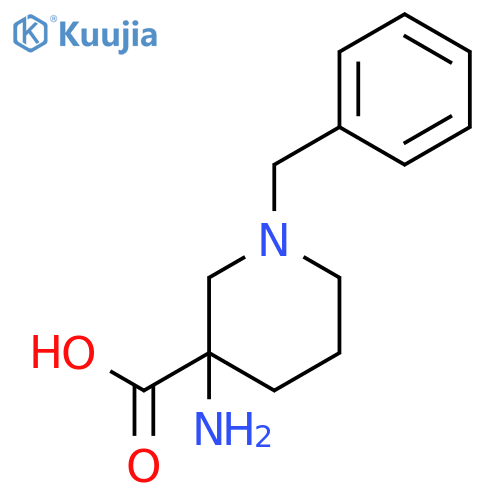 3-amino-1-benzyl-piperidine-3-carboxylic acid structure