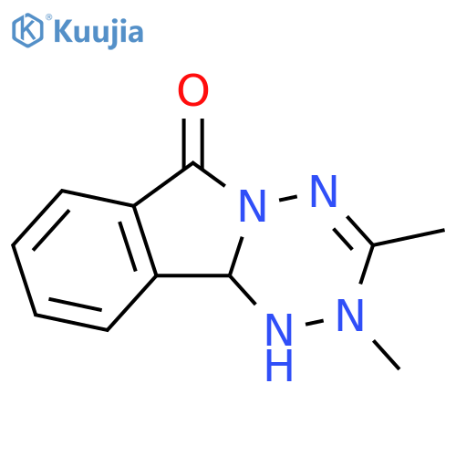 1,2,4,5-Tetrazino[6,1-a]isoindol-6(2H)-one, 1,10b-dihydro-2,3-dimethyl- structure