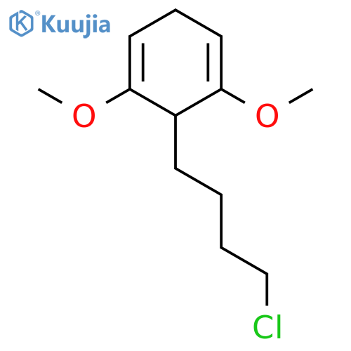 1,4-Cyclohexadiene, 6-(4-chlorobutyl)-1,5-dimethoxy- structure