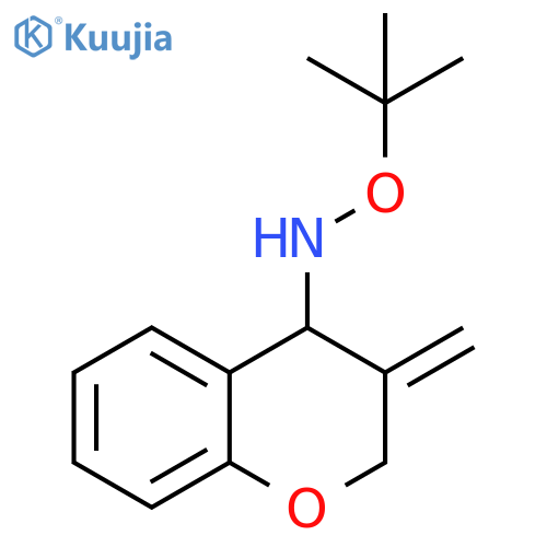 2H-1-Benzopyran-4-amine,N-(1,1-dimethylethoxy)-3,4-dihydro-3-methylene- structure