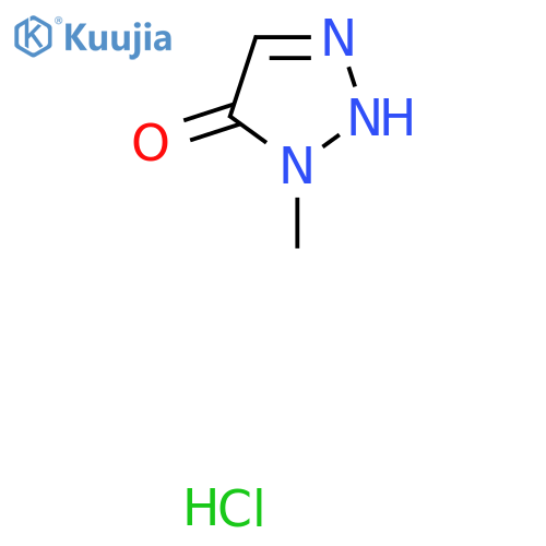 1-methyl-1H-1,2,3-triazol-5-ol hydrochloride structure