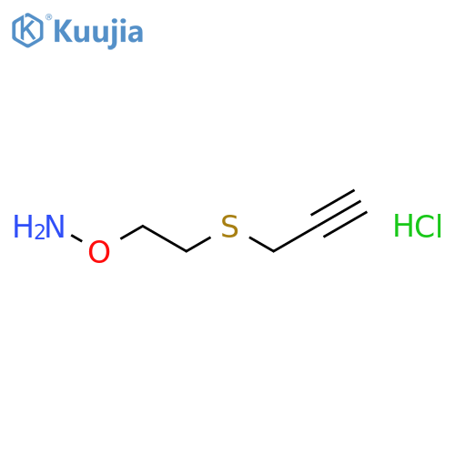 Hydroxylamine, O-[2-(2-propynylthio)ethyl]-, hydrochloride structure