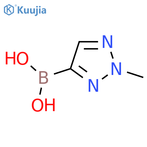 (2-Methyl-2H-1,2,3-triazol-4-yl)boronic acid structure
