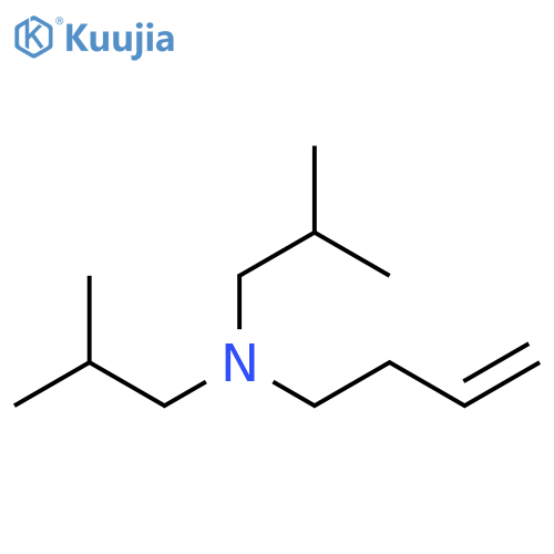 3-Buten-1-amine, N,N-bis(2-methylpropyl)- structure