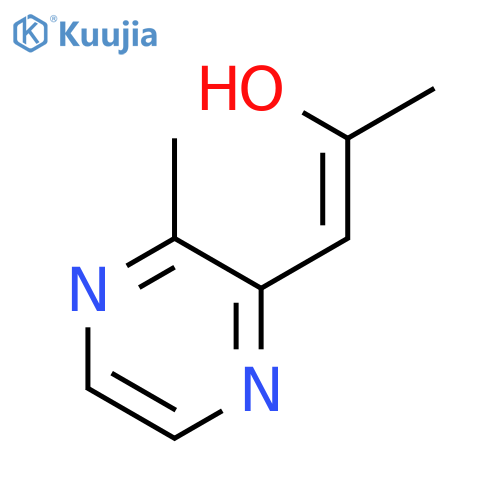 1-Propen-2-ol, 1-(3-methylpyrazinyl)-, (Z)- structure