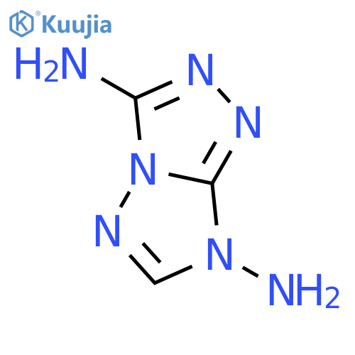 7H-[1,2,4]triazolo[4,3-b][1,2,4]triazole-3,7-diamine structure