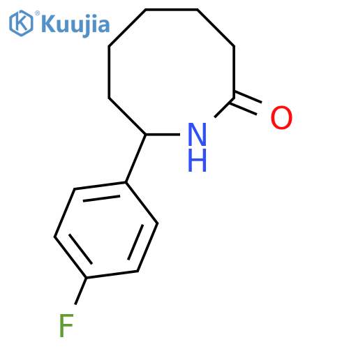 8-(4-Fluorophenyl)azocan-2-one structure