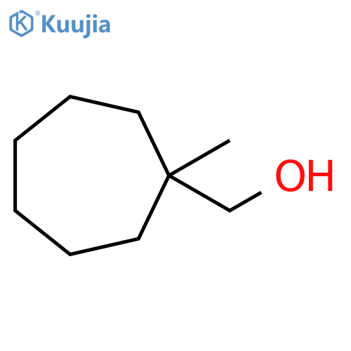 (1-methylcycloheptyl)methanol structure