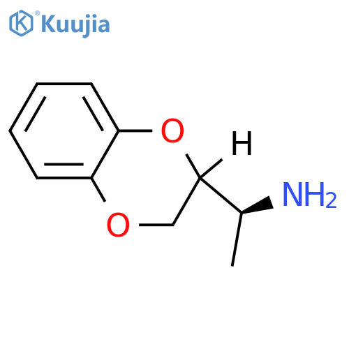 (1S)-1-(2,3-dihydro-1,4-benzodioxin-2-yl)ethan-1-amine structure