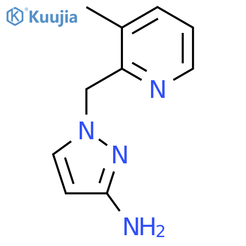 1-(3-methylpyridin-2-yl)methyl-1H-pyrazol-3-amine structure