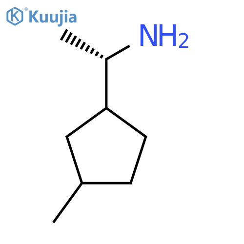 (1S)-1-(3-methylcyclopentyl)ethan-1-amine structure
