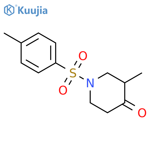4-Piperidinone, 3-methyl-1-[(4-methylphenyl)sulfonyl]- structure