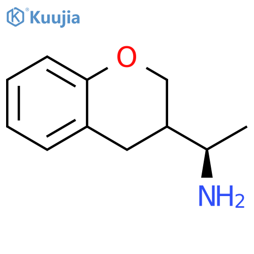 2H-1-Benzopyran-3-methanamine, 3,4-dihydro-α-methyl-, (αR)- structure