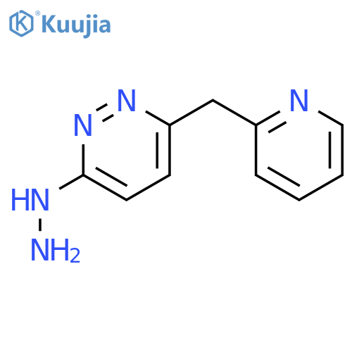 3-hydrazinyl-6-(2-pyridinylmethyl)-Pyridazine structure