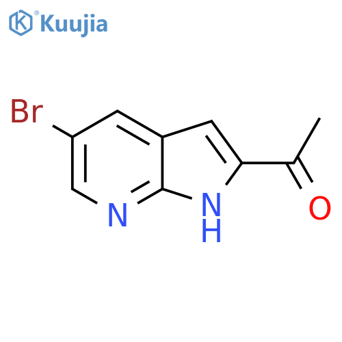 1-(5-Bromo-1H-pyrrolo[2,3-b]pyridin-2-yl)ethanone structure