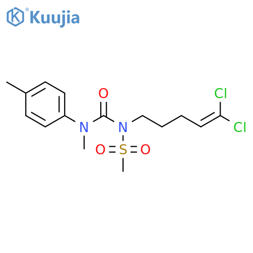 Methanesulfonamide,N-(5,5-dichloro-4-pentenyl)-N-[[methyl(4-methylphenyl)amino]carbonyl]- structure