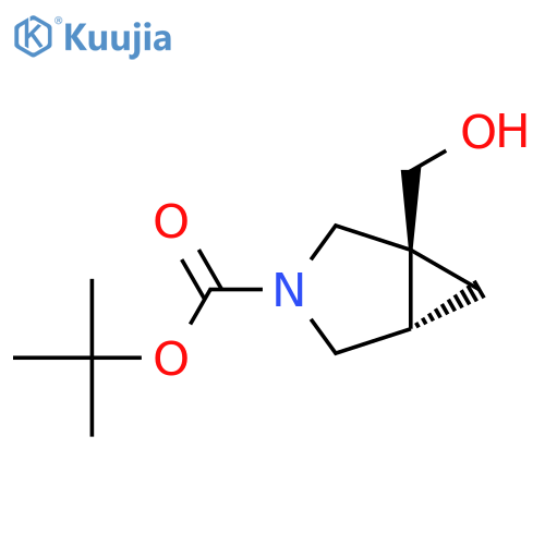 cis-Tert-butyl 1-(hydroxymethyl)-3-azabicyclo[3.1.0]hexane-3-carboxylate structure