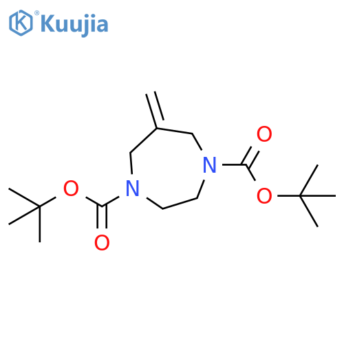 Di-Tert-Butyl 6-Methylene-1,4-Diazepane-1,4-Dicarboxylate structure