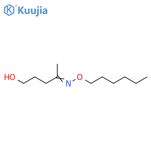 2-pentanone, 5-hydroxy-, O-hexyloxime structure
