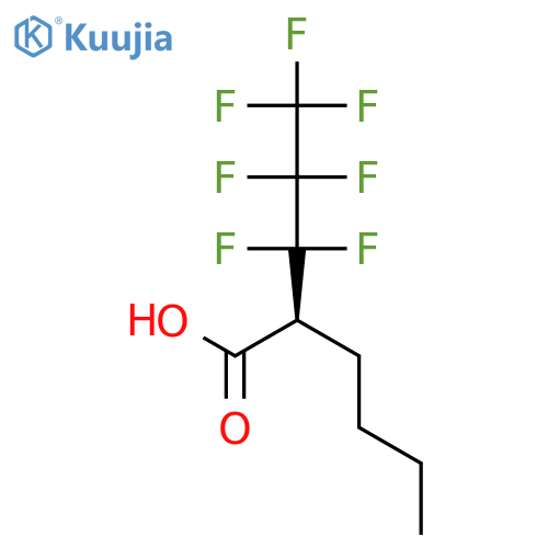 (S)-2-(perfluoropropyl)hexanoic acid structure